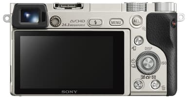 Sony Alpha A6000 systemkamera og 16-50 mm obj. (sølv)