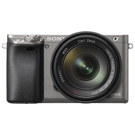 Sony Alpha A6000 systemkamera og 16-50 mm obj. (grå)