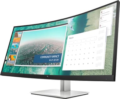 HP EliteDisplay E344c 34" buet skjerm