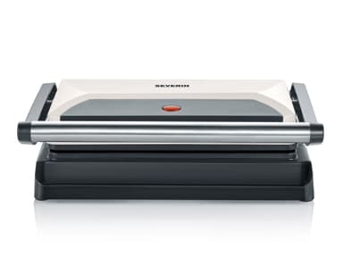 Severin vaffeljern 800 watt hvit/svart