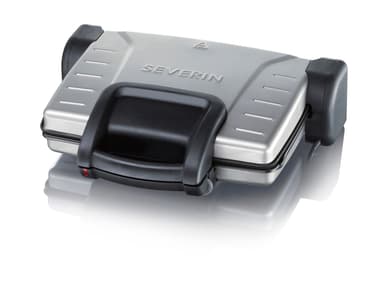 Severin kontaktgrill 1800 watt svart/sølv