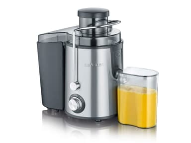 Severin juicer 500 ml 400 watt stål/svart