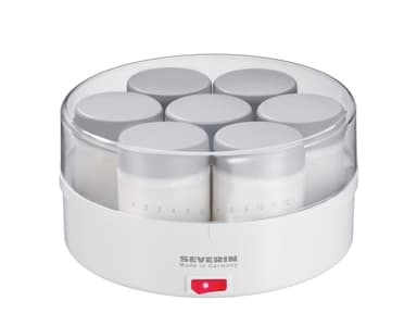 Severin yoghurtmaskin 13 watt hvit/grå