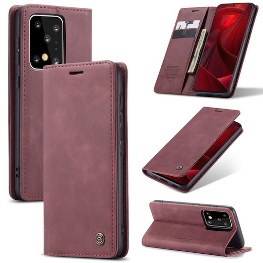 CaseMe Smart Flipdeksel Samsung Galaxy S20 Ultra (SM-G988F)  - burgund