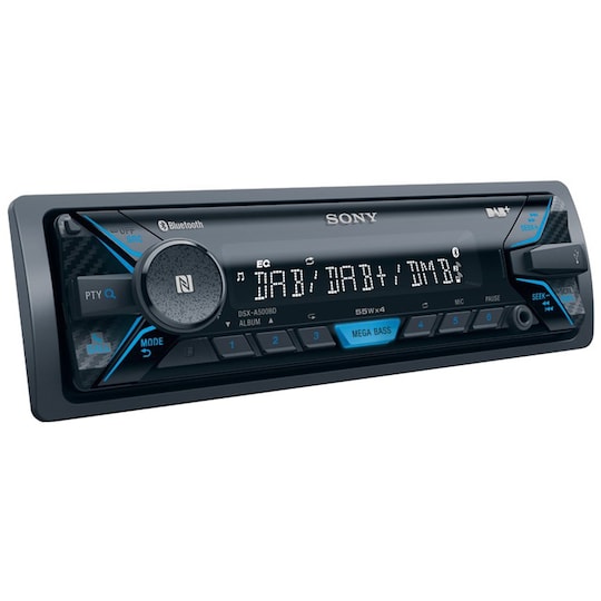 Sony bilstereo DSXA-500DABKIT (sort/blå)