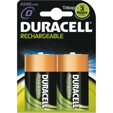 Duracell Recharge Plus D 3000mAh 2 stk