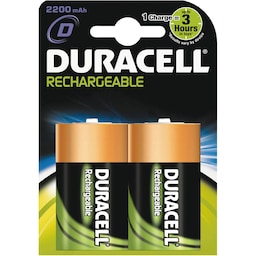 Duracell Recharge Plus D 3000mAh 2 stk