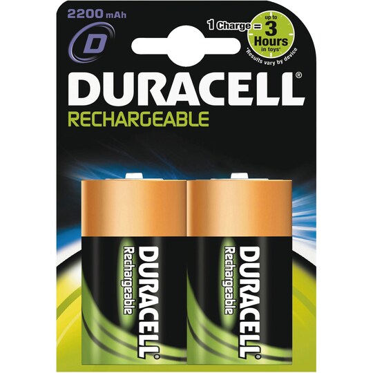 Duracell Recharge Plus D 3000mAh 2 stk