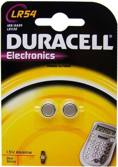 Duracell batteri LR54 (2 stk)