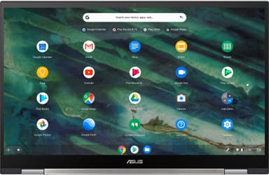 Asus Chromebook Flip C436, 14" 2-i-1 bærbar PC (sølv/sort)