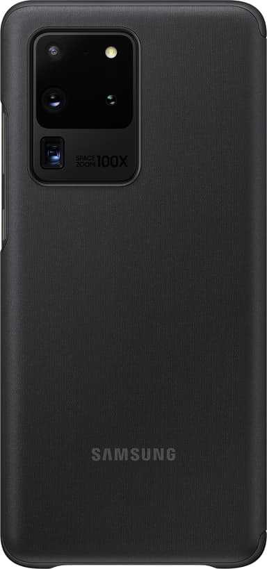Samsung Galaxy S20 Ultra Clear View deksel (sort)