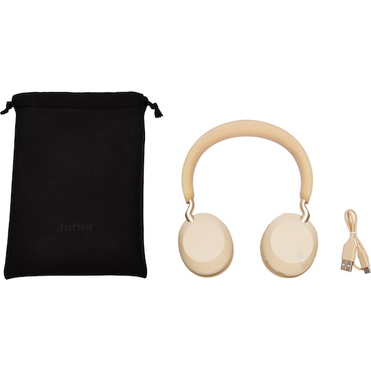 Jabra Elite 45h trådløse on-ear hodetelefoner (gold beige)