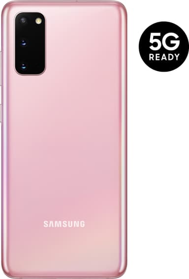 Samsung Galaxy S20 5G smarttelefon 12/128GB (cloud pink)