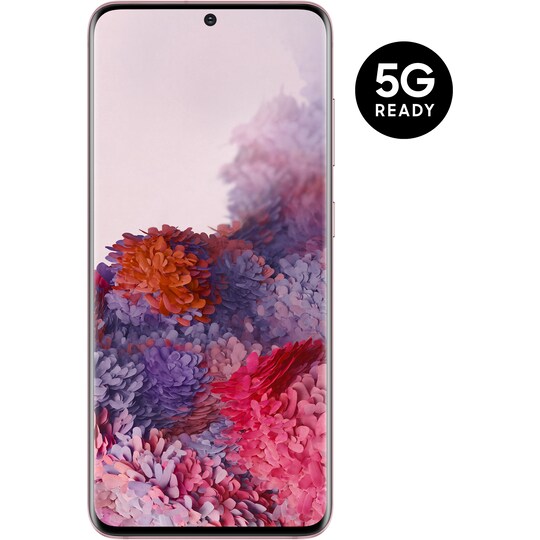 Samsung Galaxy S20 5G smarttelefon 12/128GB (cloud pink)