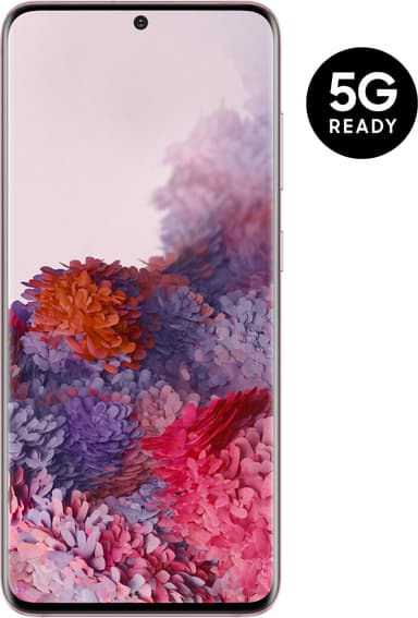 Samsung Galaxy S20 5G smarttelefon 12/128GB (cloud pink)