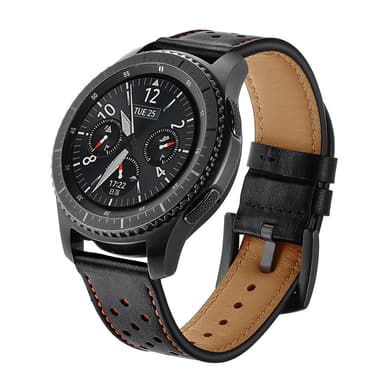 Armbånd Samsung Gear S3 Classic S3 Frontier 22 mm skinn Samsung Gear S3 Frontier smartklokke Smartklokke Elkjøp