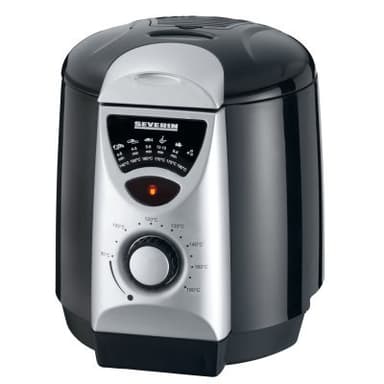 Severin frityrgryte 950 ml 840 watt svart/sølv