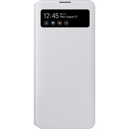 Samsung S View lommebokdeksel til Galaxy A71 (hvit)