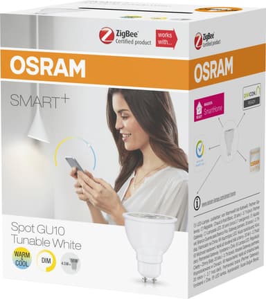 Osram Smart+ LED-lyspære 6W GU10 151624