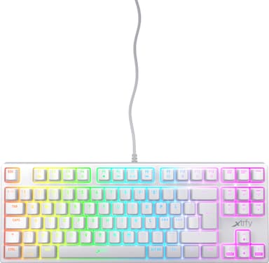 Xtrfy K4 RGB tenkeyless mekanisk gamingtastatur (hvit)