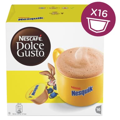 NESCAFÉ Dolce Gusto Nesquick varm sjokolade-kapsler (16-pk)