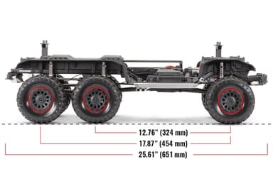 Traxxas TRX-6 Mercedes G63 AMG 6x6 RTR White
