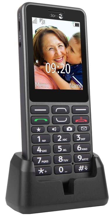 Doro PhoneEasy 509 mobiltelefon (grafitt)