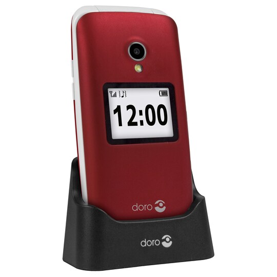 Doro 2424 mobiltelefon (rød) - 2G