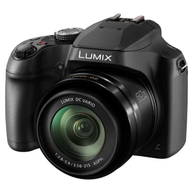 Panasonic Lumix FZ82 ultrazoomkamera (sort)