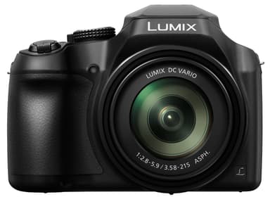 Panasonic Lumix FZ82 ultrazoomkamera (sort)