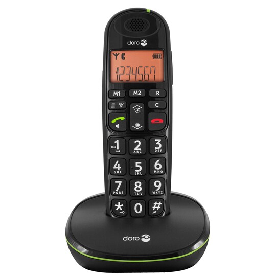 Doro PhoneEasy 100 trådløs telefon (sort)