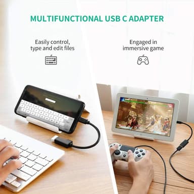 USB C til USB 3.0 (kvinnelig) adapterkabel Andre kabler og USB C til USB 3.0 kvinnelig adapterkabel