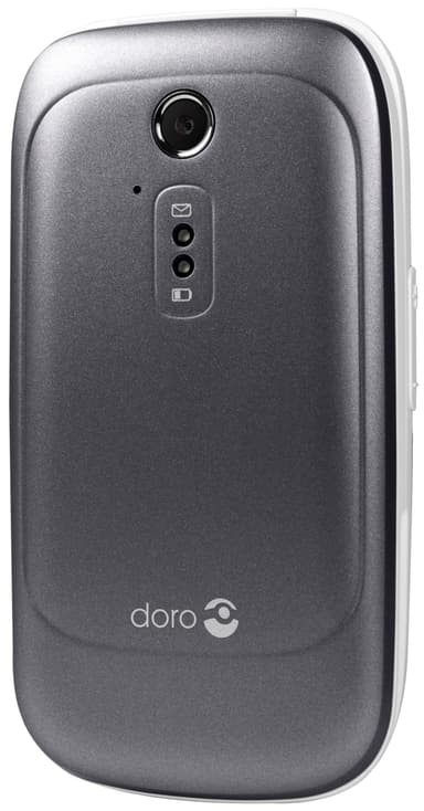 Doro 6521 mobiltelefon (grå/hvit)