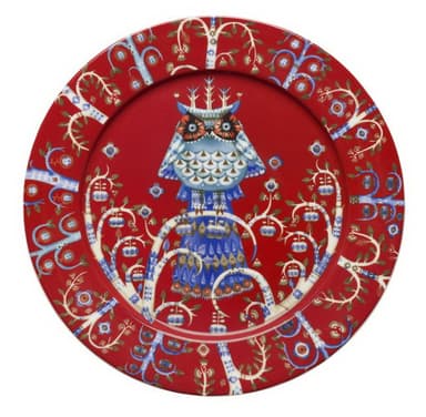Iittala taika  tallerken rød 27cm