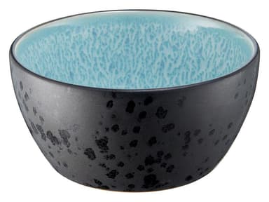 Bitz Skål Ø 12 x 6 cm svart/lysblå