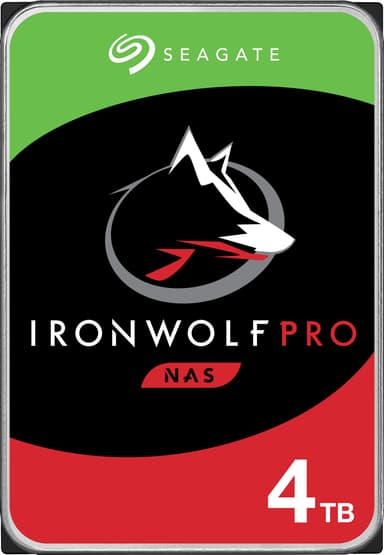 Seagate IronWolf Pro 3,5" intern harddisk til NAS