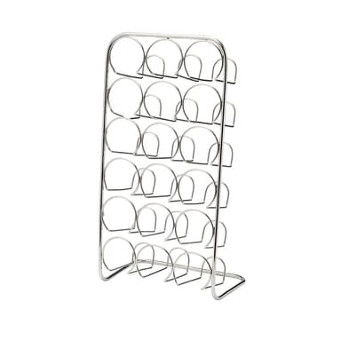 Pisa Spice Rack 18 Jar - chrome