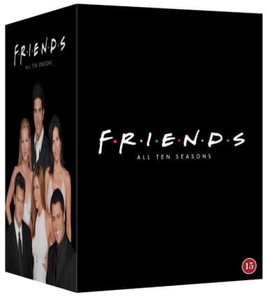 Friends: samleboks, sesong 1-10 (DVD)