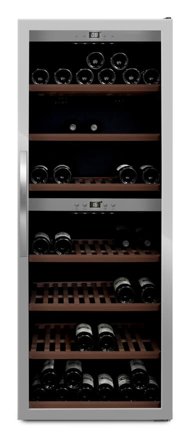 Frittstående vinskap - WineExpert 126 Stainless