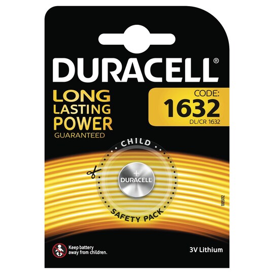 Duracell myntbatteri DL/CR 1632