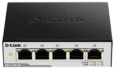 D-link DGS-1100-05 5-port Gigabit Smart switch