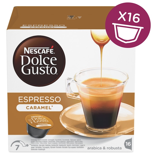 Nescafè Dolce Gusto kapsler - Espresso Caramel