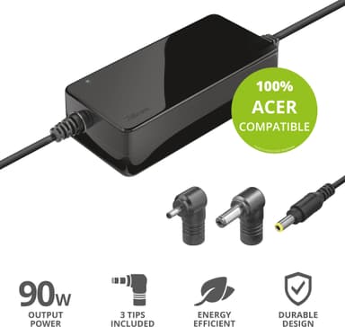 Trust Maxo Acer 90W lader til bærbar PC