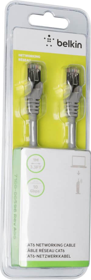 Belkin CAT6 Ethernet RJ45 LAN-kabel (1 m)
