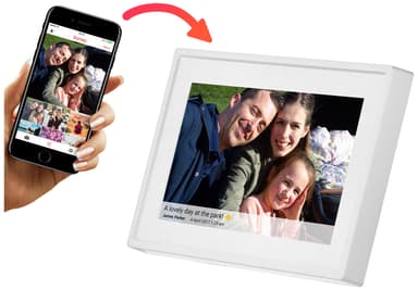 Denver Frameo 7" sosial fotoramme PFF-711 Wi-Fi (hvit)