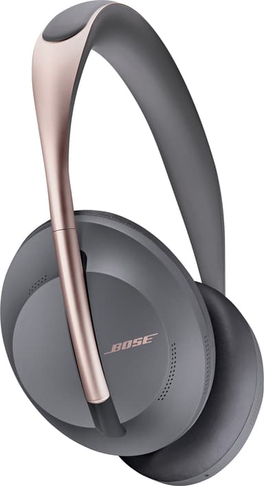 Bose Noise Cancelling Headphones 700 + ladeetui (grå/rosegull)