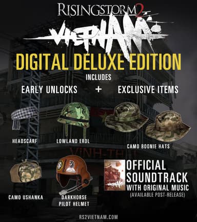 Rising Storm 2: Vietnam - Digital Deluxe Edition DLC - PC Windows