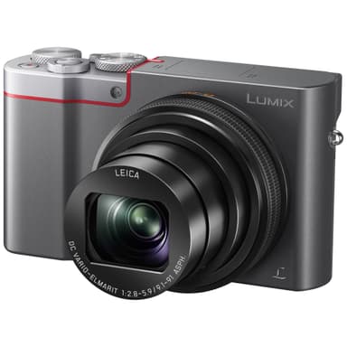 Panasonic Lumix DMC-TZ100 kompaktkamera (sølv) Panasonic Lumix DMC-TZ100 kompaktkamera (sølv)