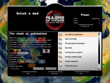 Modding Tool add-on for Rulers of Nations - PC Windows