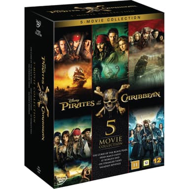 Pirates of the Caribbean - 5 Movie Collection (DVD)